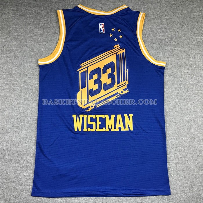 Maillot Golden State Warriors James Wiseman Hardwood Classics 2020 Bleu
